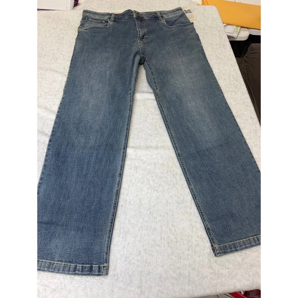 Prana Axiom Jean Mens 38x32 Antique StoneWash Organic Stretch Denim Straight Leg